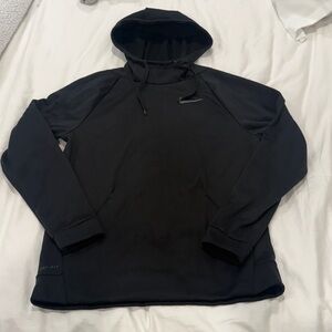 Nike Charcoal Hoodie with White Logo